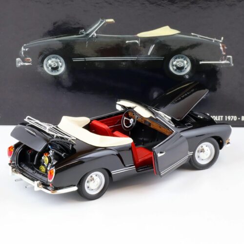 1:24 Minichamps VW Karmann Ghia Cabriolet 1970 black
