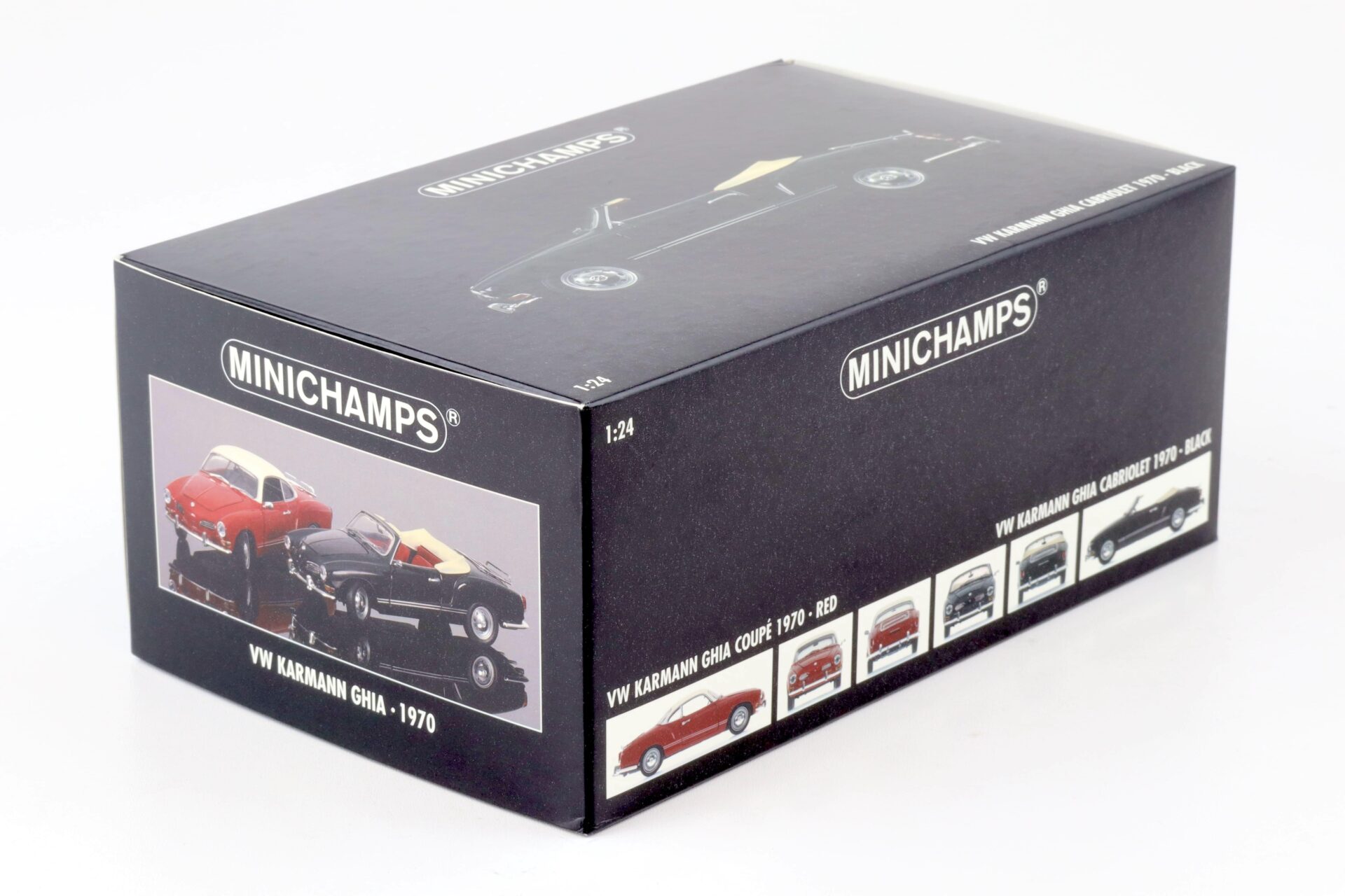 1:24 Minichamps VW Karmann Ghia Cabriolet 1970 black
