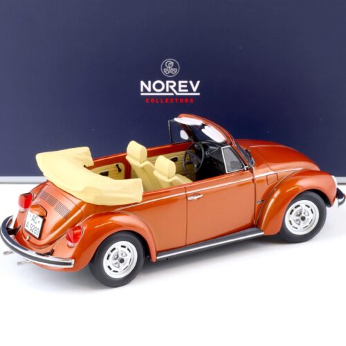 1:18 Norev VW Käfer 1303 Cabriolet 1976 Brazil brown metallic - Limited 1000 pcs.