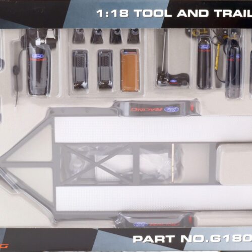1:18 GMP SHOP TOOL and Trailer SET Ford Racing black G1800147