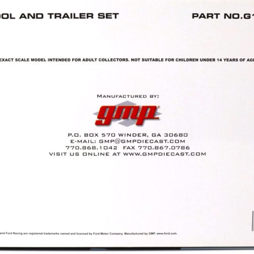 1:18 GMP SHOP TOOL and Trailer SET Ford Racing black G1800147