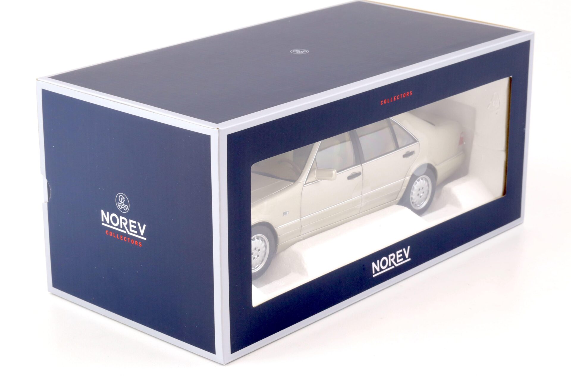 1:18 Norev Mercedes S-Klasse S600 W140 Limousine 1997 Smoke silver metallic