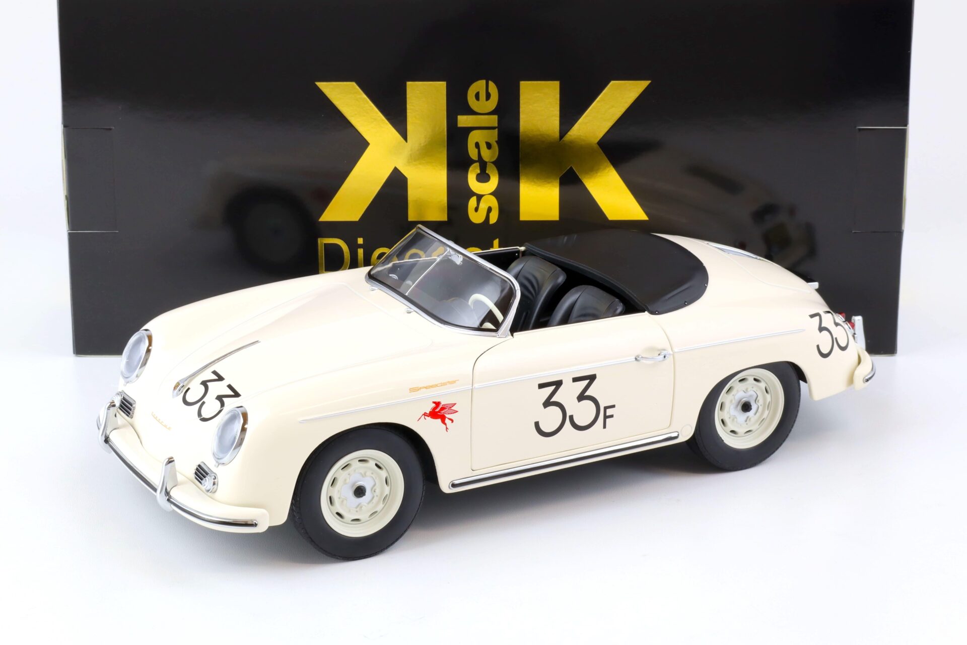 1:12 KK-Scale Porsche 356A Speedster 1955 James Dean #33F white