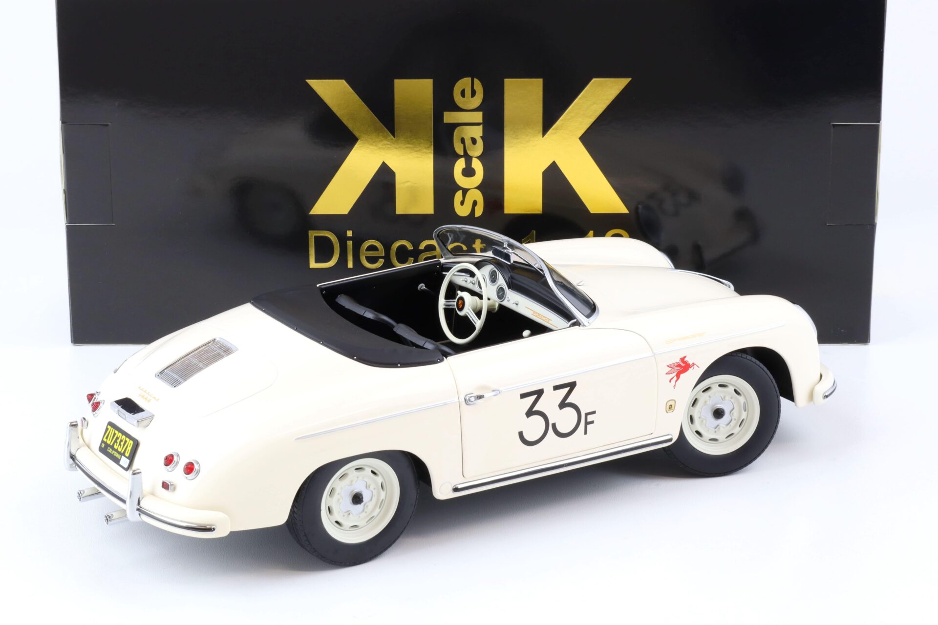 1:12 KK-Scale Porsche 356A Speedster 1955 James Dean #33F white
