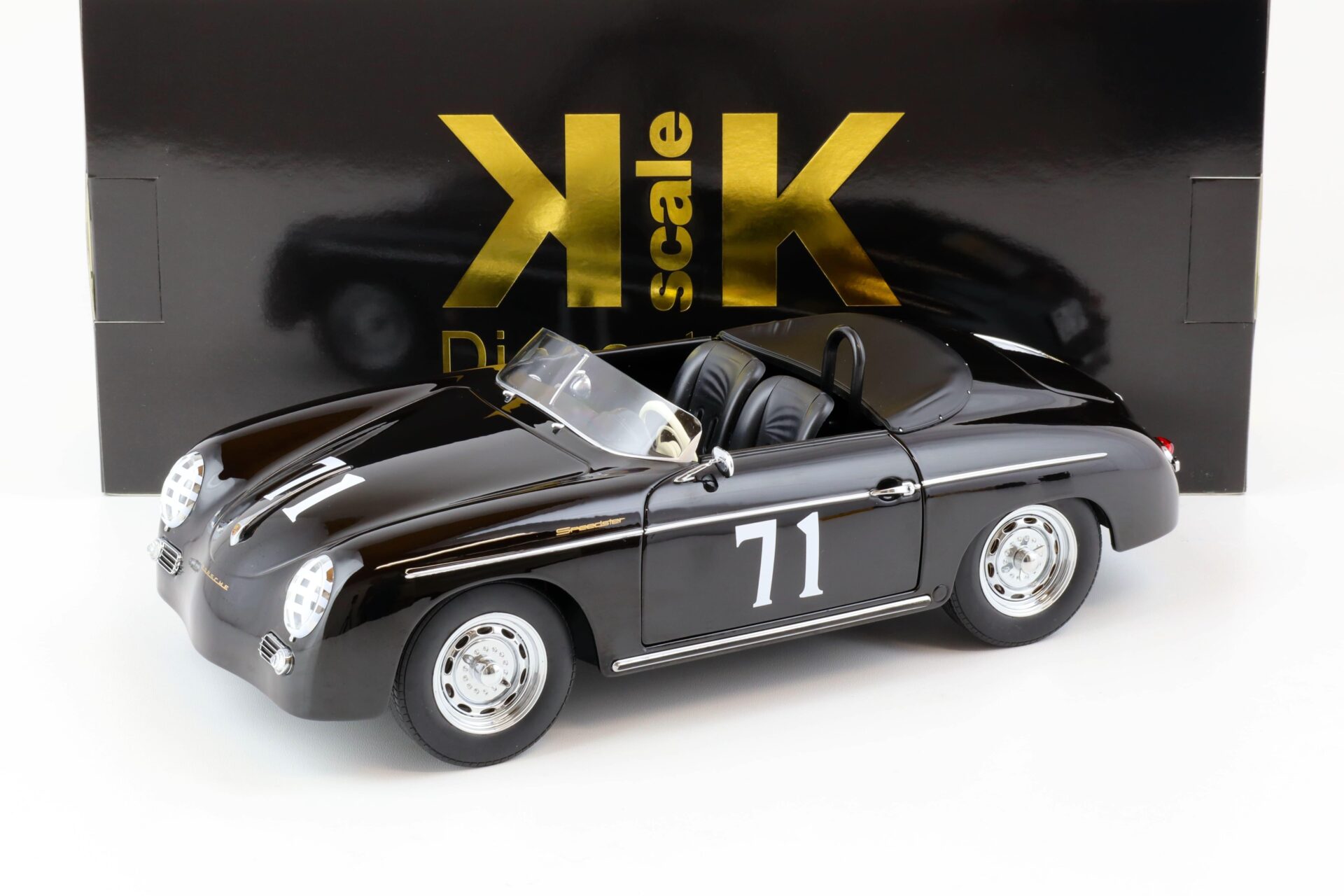 1:12 KK-Scale Porsche 356A Speedster 1955 Steve McQueen black #71