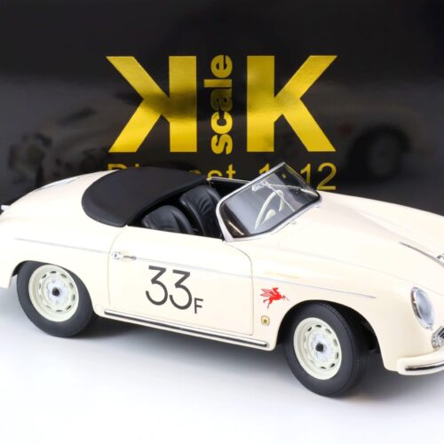 1:12 KK-Scale SET Porsche 356A Speedster 1955 white #33F + James Dean Figur