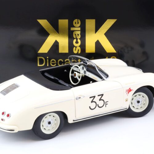 1:12 KK-Scale SET Porsche 356A Speedster 1955 white #33F + James Dean Figur