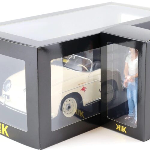1:12 KK-Scale SET Porsche 356A Speedster 1955 white #33F + James Dean Figur
