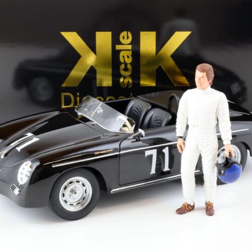 1:12 KK-Scale SET Porsche 356A Speedster 1955 black #71+ Steve McQueen Figur