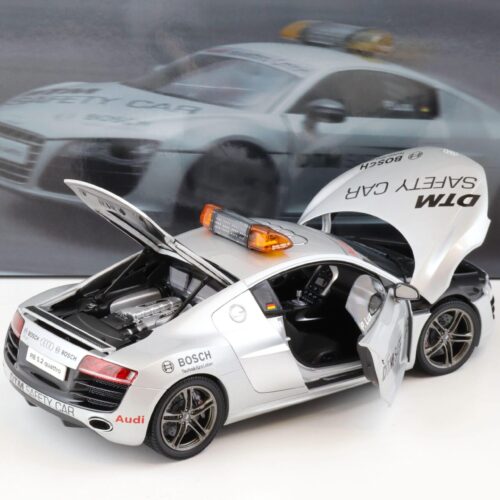 1:18 Kyosho Audi R8 5.2 DTM Safety Car 2010 silver 09216DTM