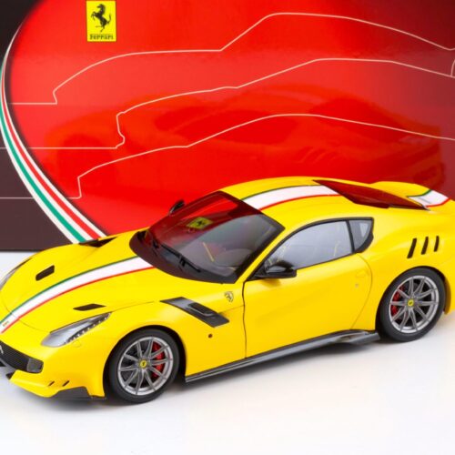 1:18 BBR Ferrari F12 TDF Giallo Tristrato yellow/ Italian Flag Diecast - Limited 60 pcs.