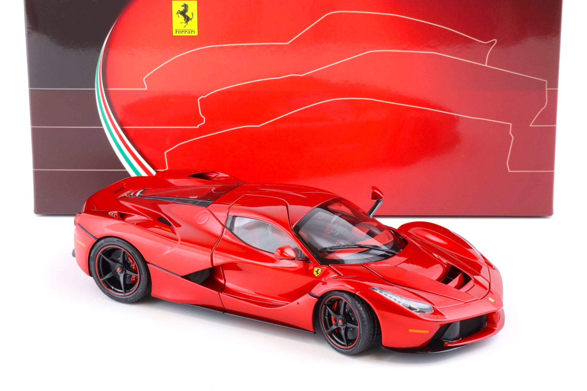 1:18 BBR Ferrari LaFerrari One off Special Lewis Hamilton metallic red fire Diecast