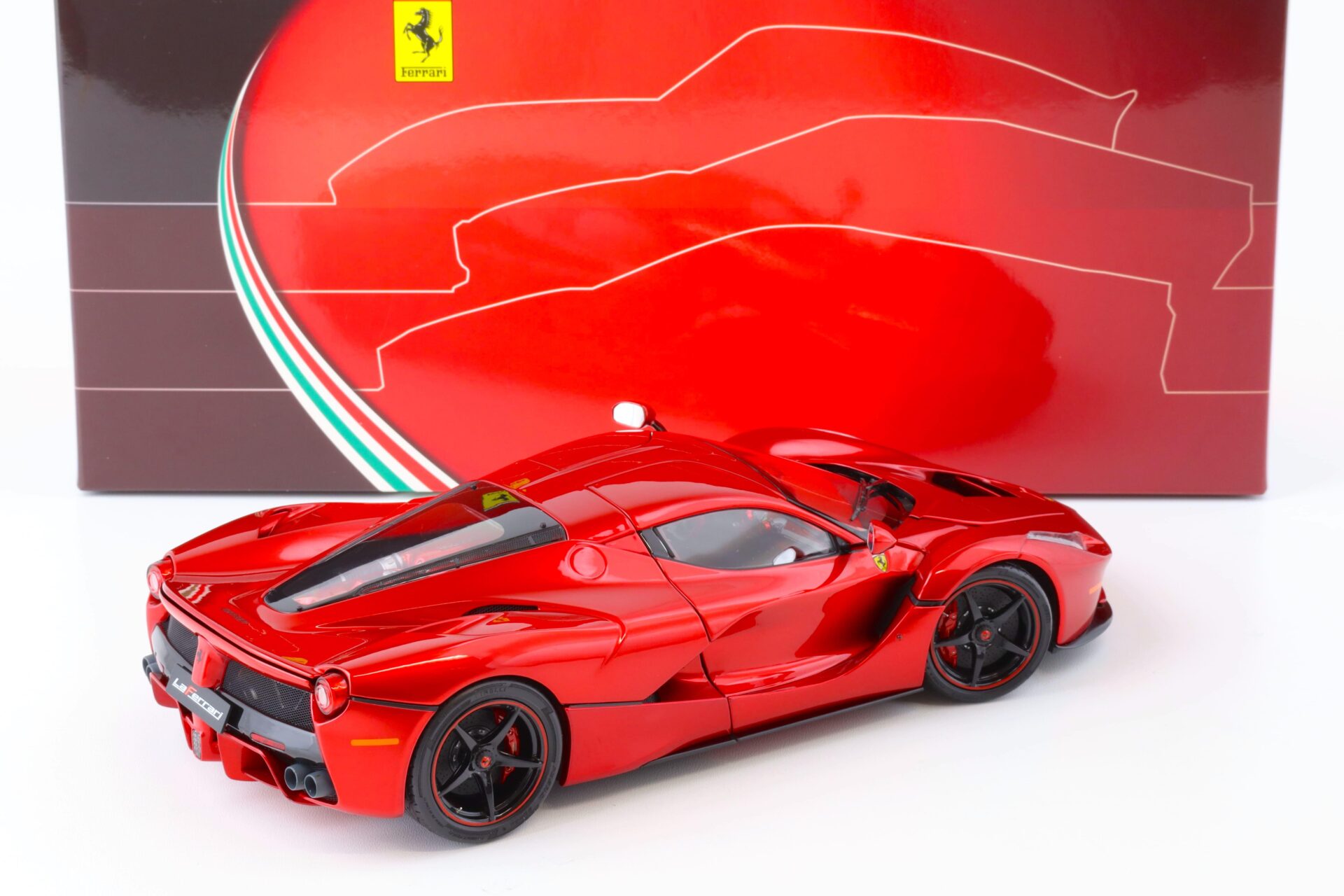 1:18 BBR Ferrari LaFerrari One off Special Lewis Hamilton metallic red fire Diecast