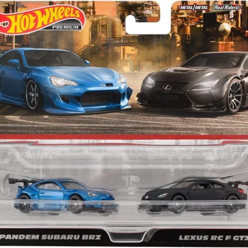 1:64 Hot Wheels 2023 Premium 2-Pack Pandem Subaru BRZ & Lexus RC F GT3