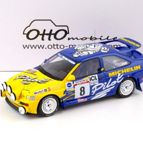 1:18 OTTO mobile OT994 Ford Escort Cosworth GR A RAC Rally 1993 Michelin #8