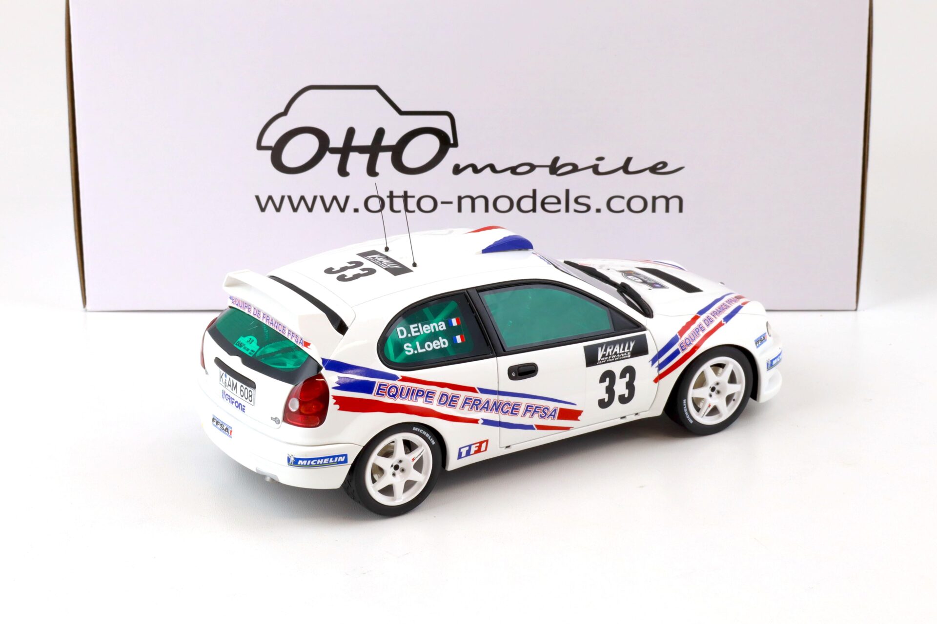 1:18 OTTO mobile OT996 Toyota Corolla WRC Tour De Crose 2000 S.Loeb #33