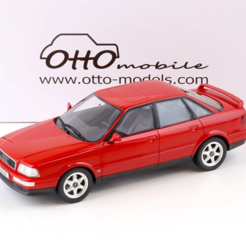 1:18 OTTO mobile OT355 Audi 80 Quattro Competition Limousine 1994 Laser red