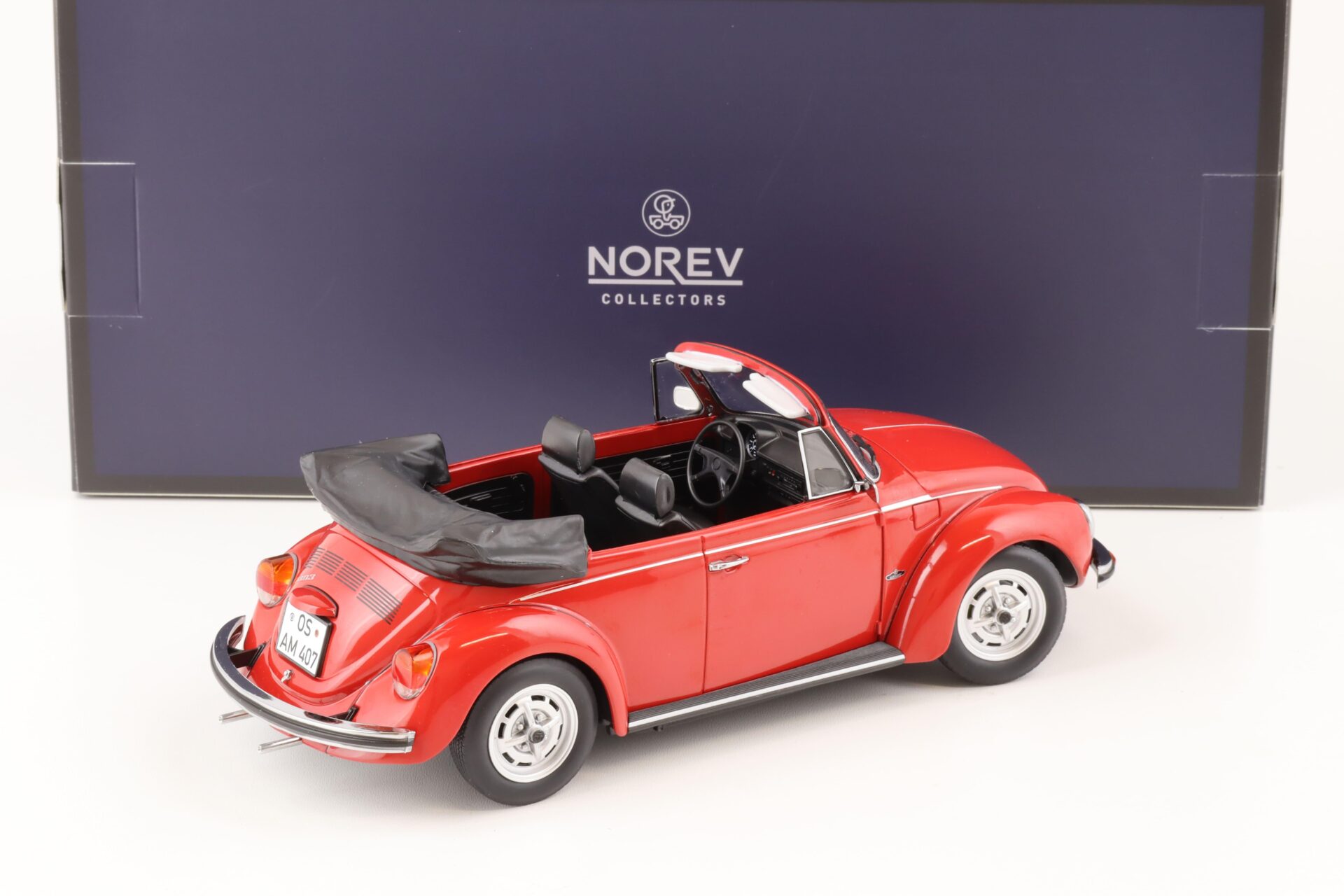 1:18 Norev VW Käfer 1303 Cabriolet 1976 red - Limited 200 pcs.