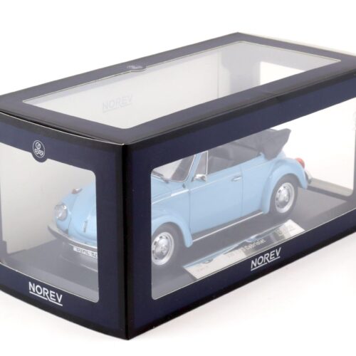 1:18 Norev VW Beetle 1303 Cabriolet 1973 light blue - Limited 200 pcs. - Image 4