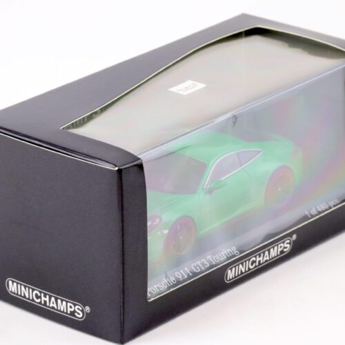 1:43 Minichamps Porsche 911 (992) GT3 Touring 2021 Python green/ black wheels