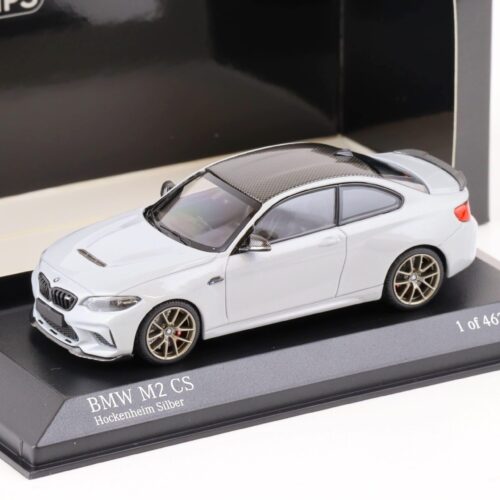 1:43 Minichamps BMW M2 CS Coupe Hockenheim silver/ gold wheels 2020