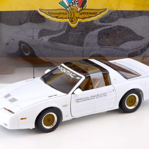 1:18 Greenlight 1989 Pontiac Firebird TTA Turbo Trans Am Official Pace Car white