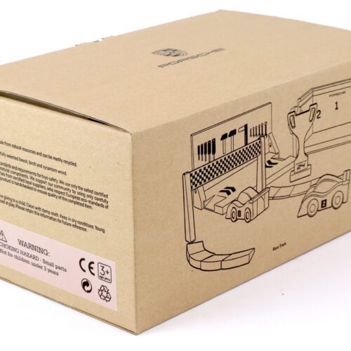 Original Porsche Drivers Selection Race Track Starter Set Holzspielzeug Rennbahn