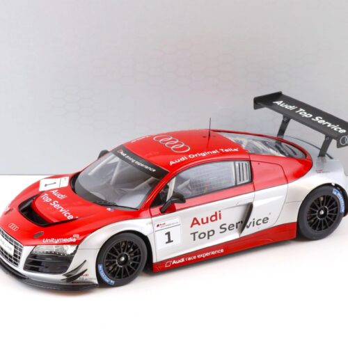 1:18 Spark Audi R8 LMS #1 Race Experience Original Teile red/ silver DEALER VERSION