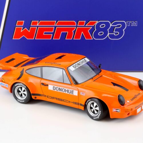 1:18 WERK83 Porsche 911 Carrera 3.0 RSR #1 Sieger IROC 1974 Mark Donohue orange