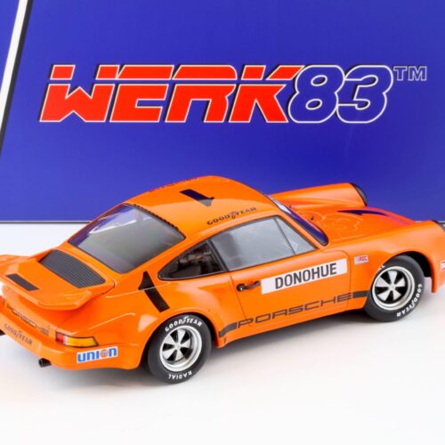 1:18 WERK83 Porsche 911 Carrera 3.0 RSR #1 Sieger IROC 1974 Mark Donohue orange