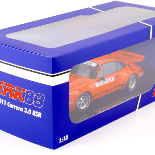 1:18 WERK83 Porsche 911 Carrera 3.0 RSR #1 Sieger IROC 1974 Mark Donohue orange