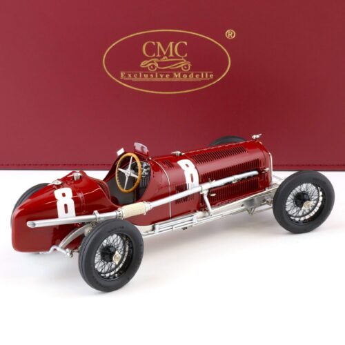 1:18 CMC Alfa Romeo P3 Nuvolari #8 Winner GP Italy 1932 red M-219