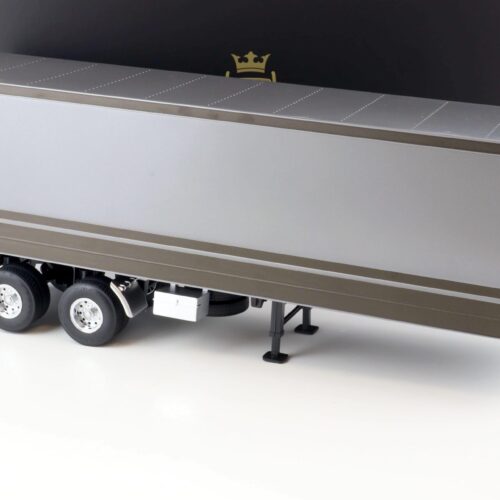 1:18 Road Kings Semi-Trailer Koffer Anhänger LKW grey metallic/ anthrazit