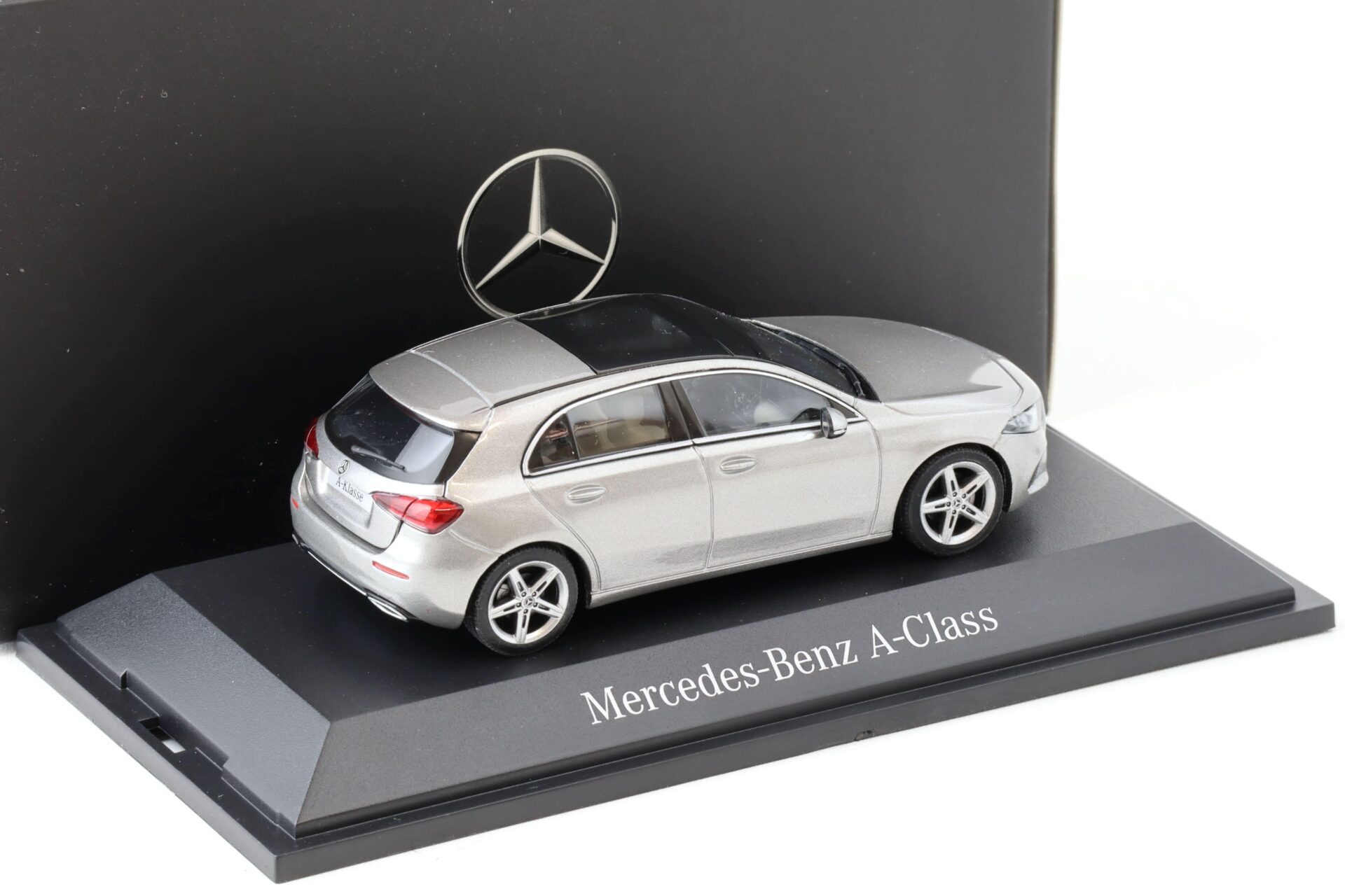 1:43 Herpa Mercedes A Class W177 mojave silver metallic DEALER VERSION
