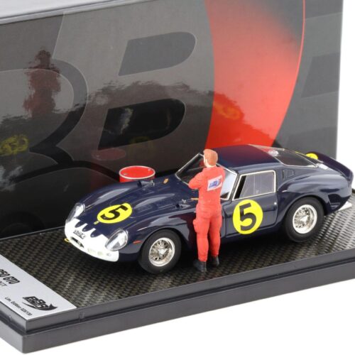1:43 BBR Ferrari 250 GTO 1962 S/N 3589GT #5 dark blue - Limited 130 pcs.