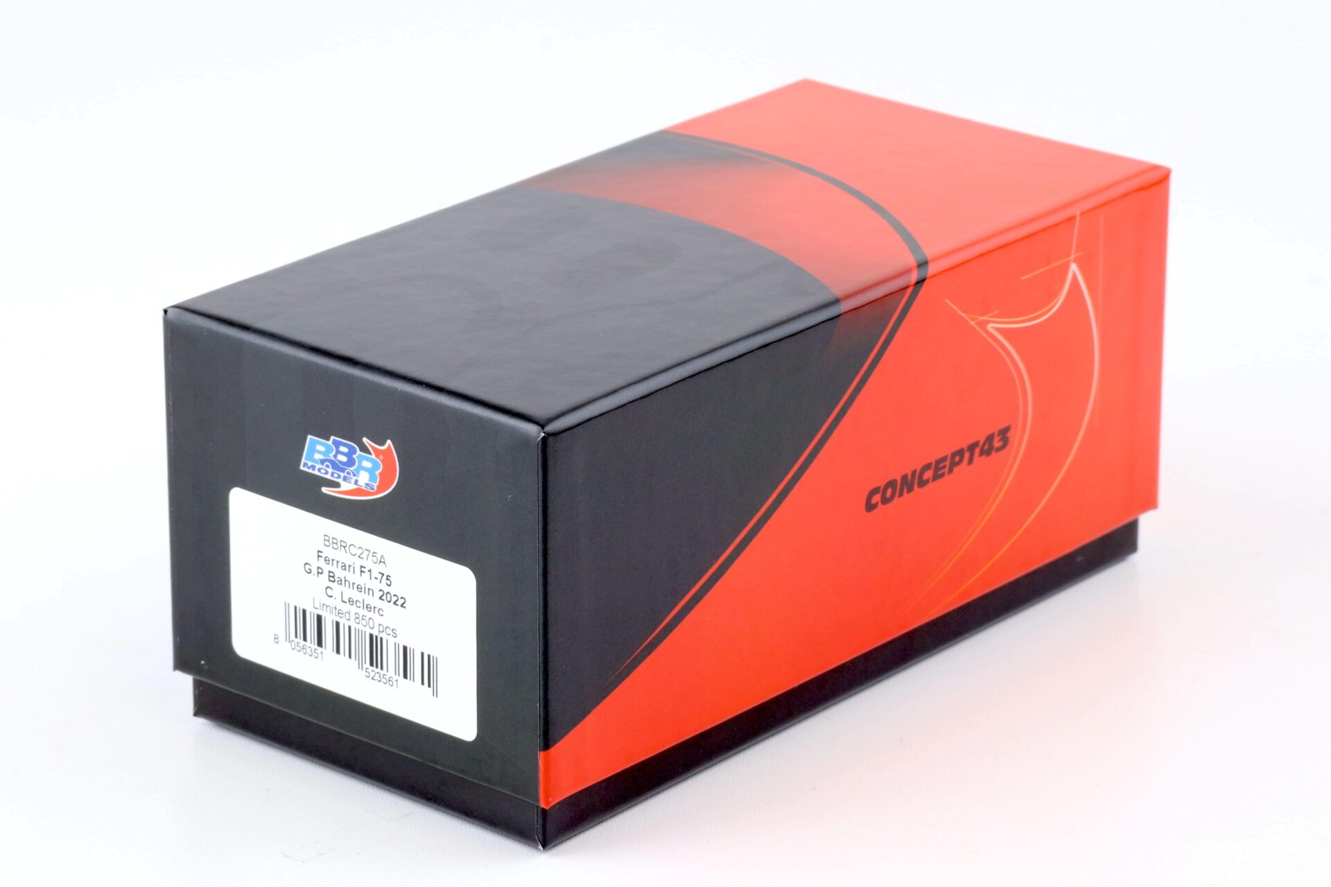 1:43 BBR Ferrari F1-75 Gran Prix Bahrein 2022 vincitore Charles Leclerc - Limited 850 pcs.