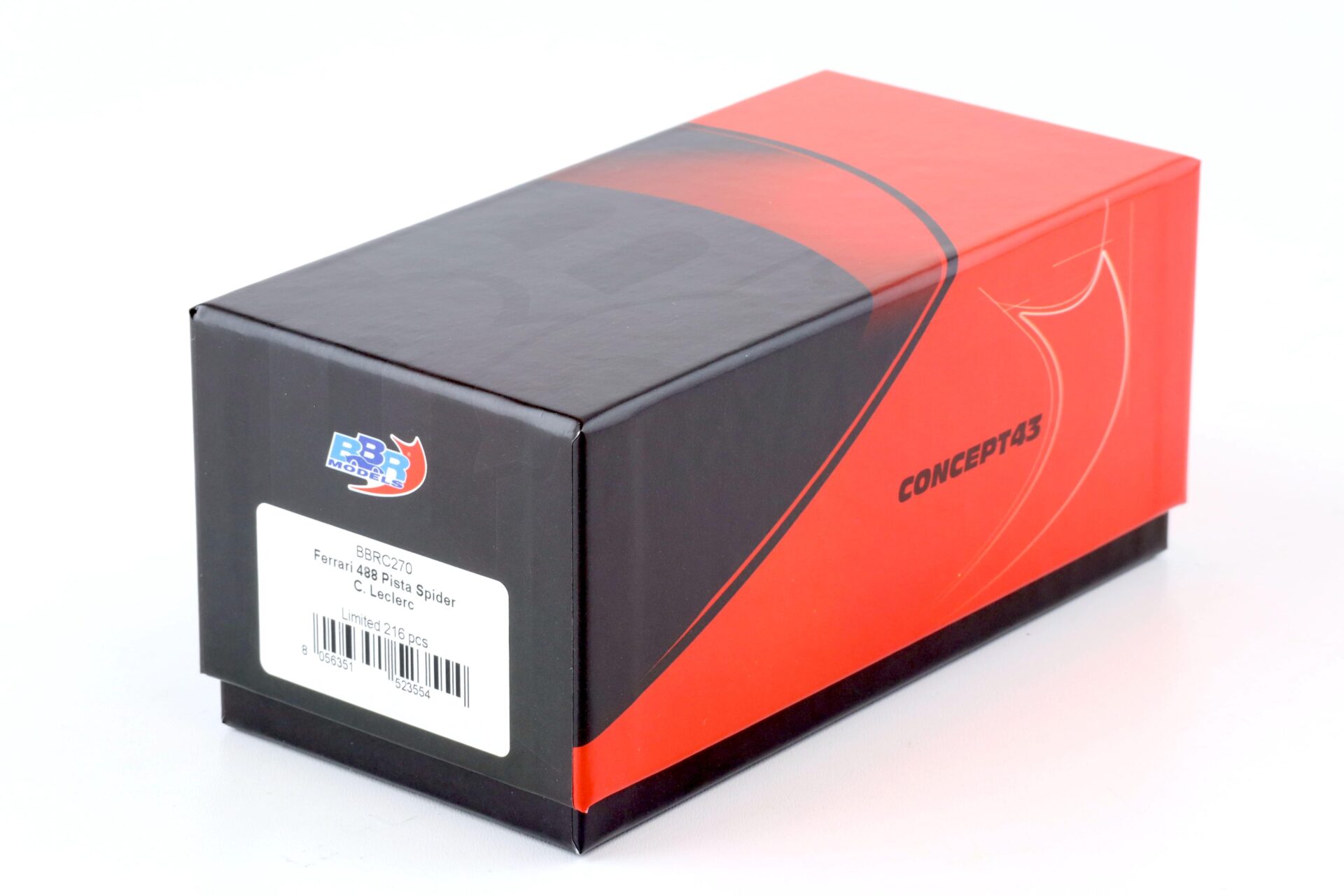 1:43 BBR Ferrari 488 Pista Spider Charles Leclerc SPIDER VERSION - Limited 216 pcs.