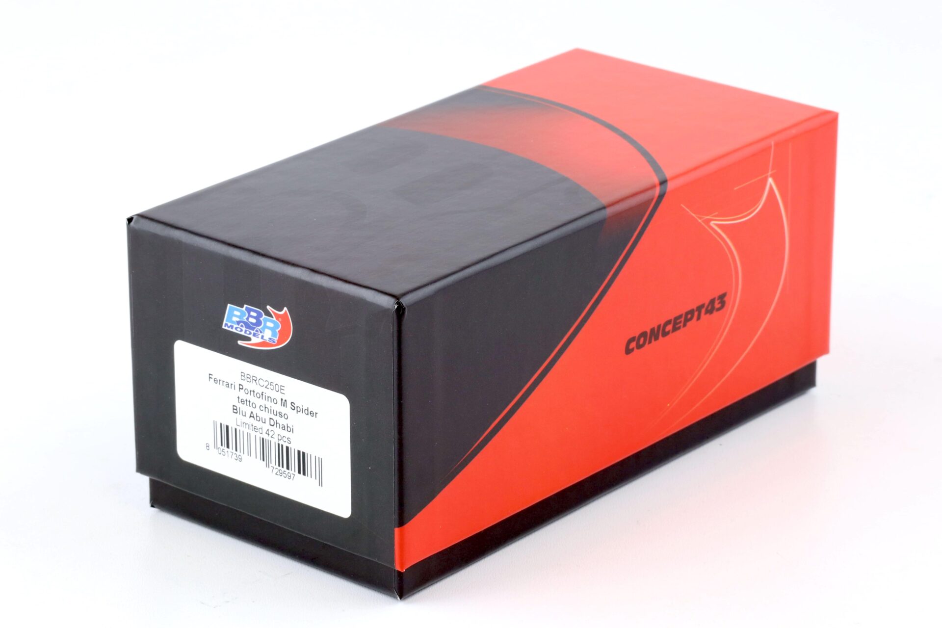 1:43 BBR Ferrari Portofino M Spider tetto chiuso Blu Abu Dhabi - Limited 42 pcs.