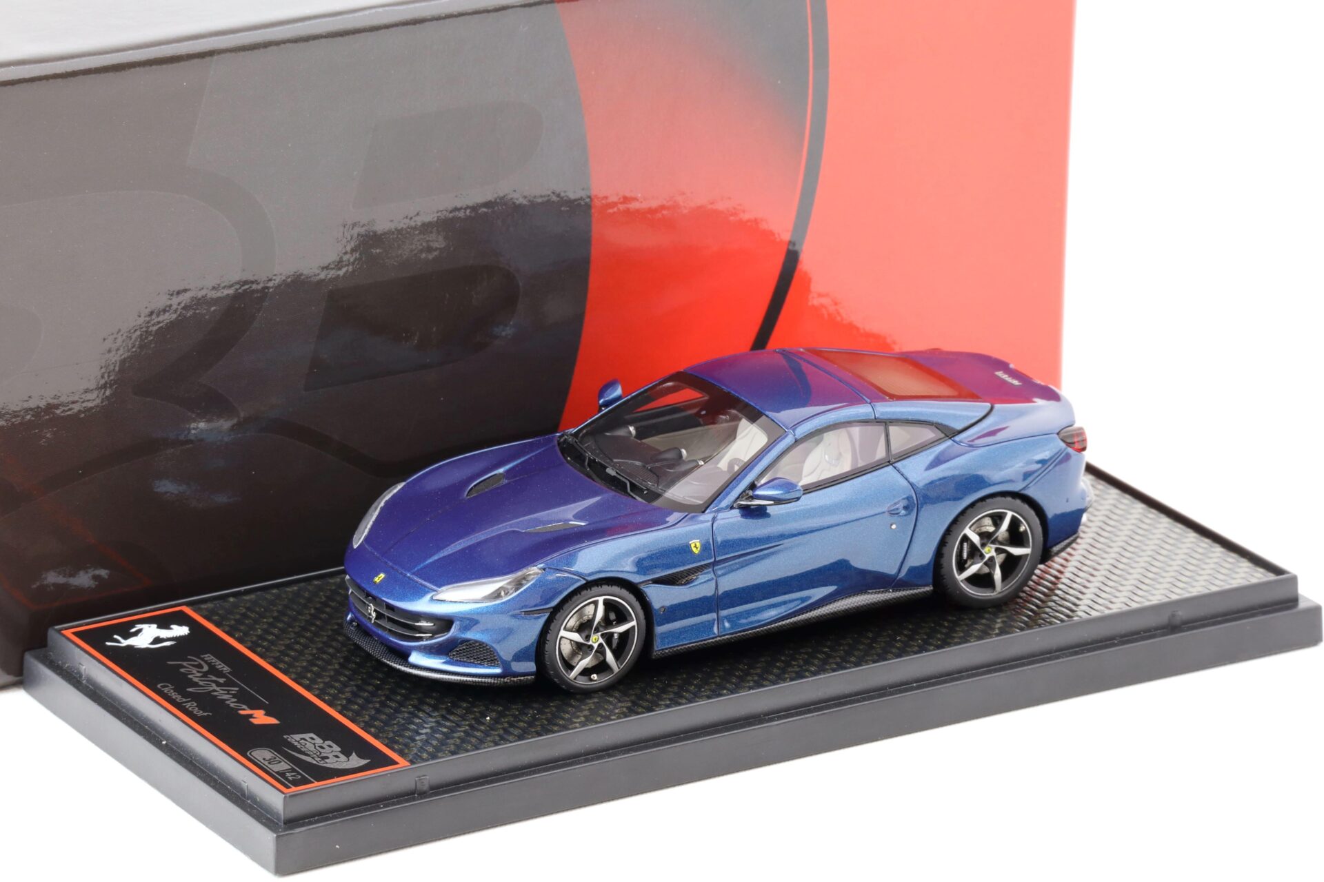 ID 77192 orig.jpg 1:43 BBR Ferrari Portofino M Spider tetto chiuso Blu Abu Dhabi - Limited 42 pcs.