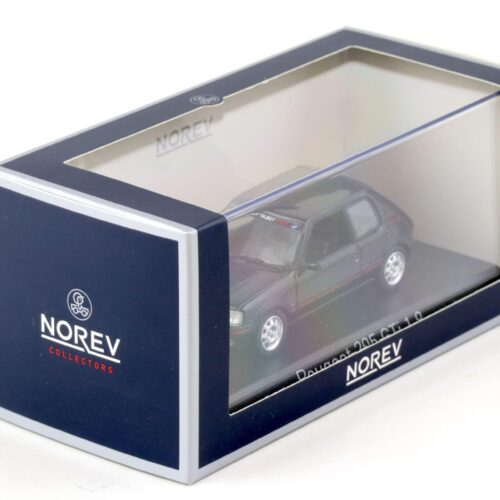 1:43 Norev 1992 Peugeot 205 GTi 1.9 black with PTS deco