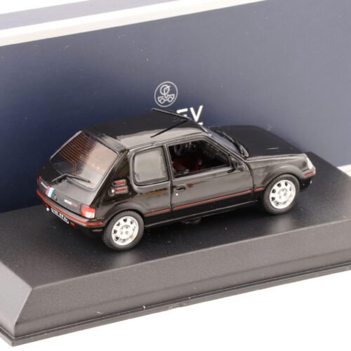 1:43 Norev 1992 Peugeot 205 GTi 1.9 black with PTS deco
