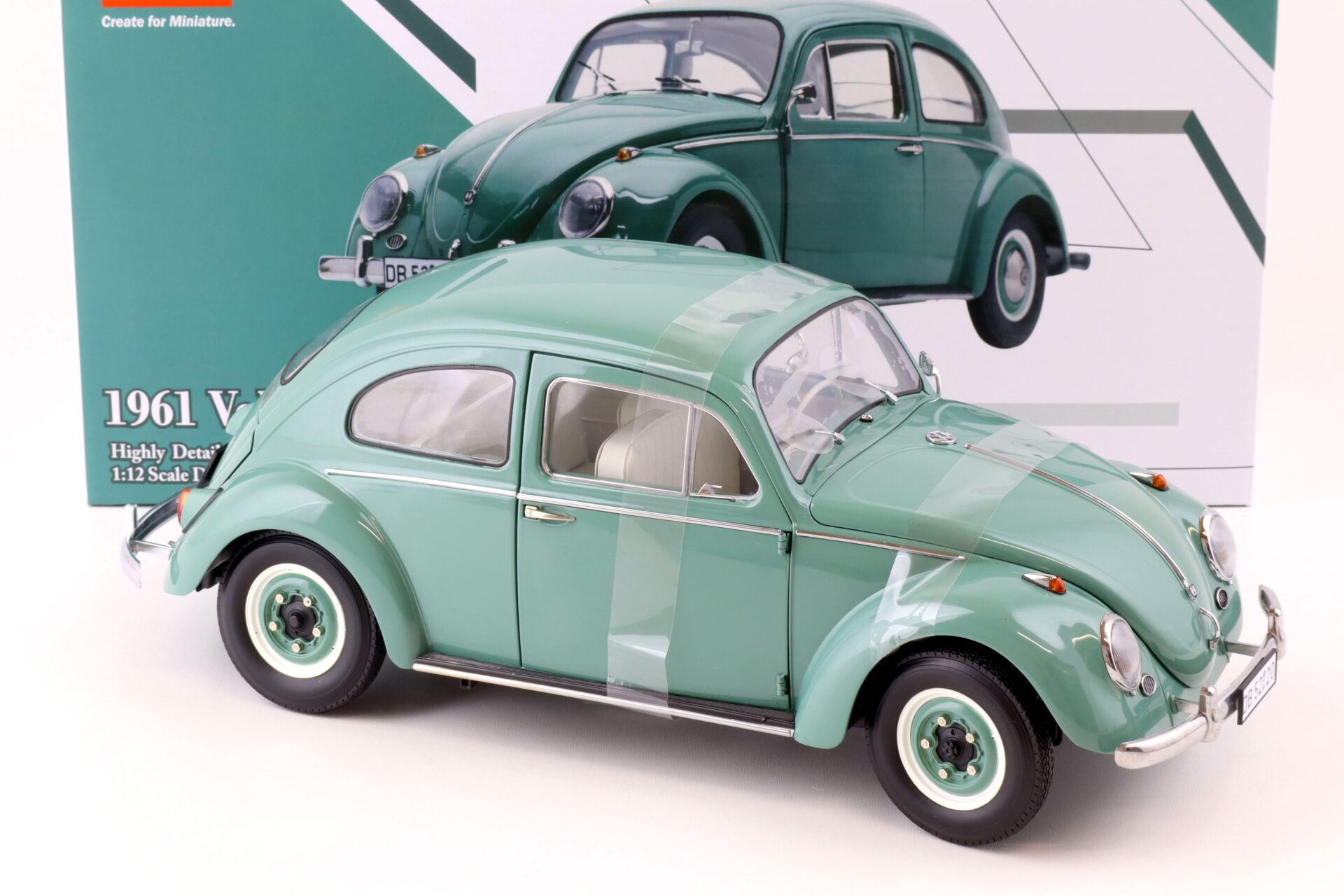 1:12 Sun Star 1961 VW Beetle Käfer Saloon turquoise green 5220
