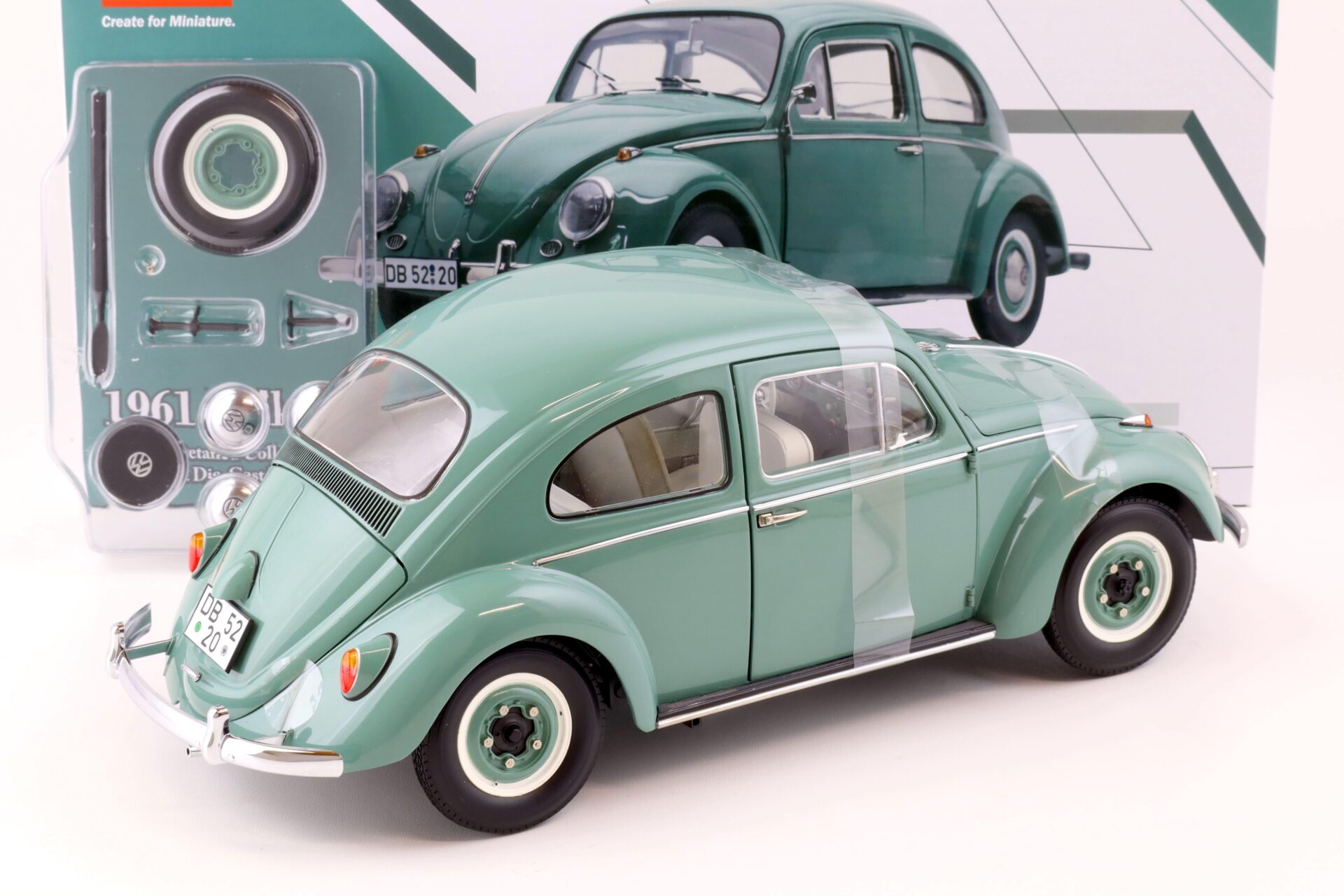 1:12 Sun Star 1961 VW Beetle Käfer Saloon turquoise green 5220