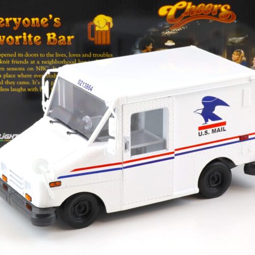 1:18 Greenlight US MAIL Long-Life Postal Service Delivery Van TV Series CHEERS white