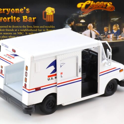 1:18 Greenlight US MAIL Long-Life Postal Service Delivery Van TV Series CHEERS white