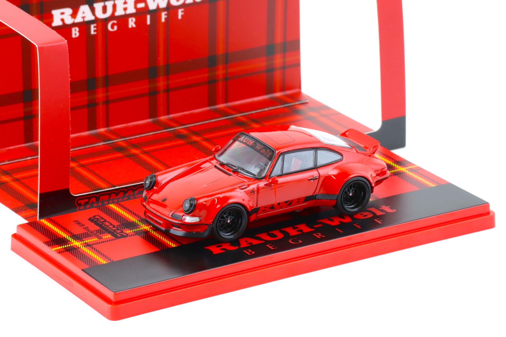 1:43 Tarmac Works Porsche 911 RWB Backdate Coupe red/ black