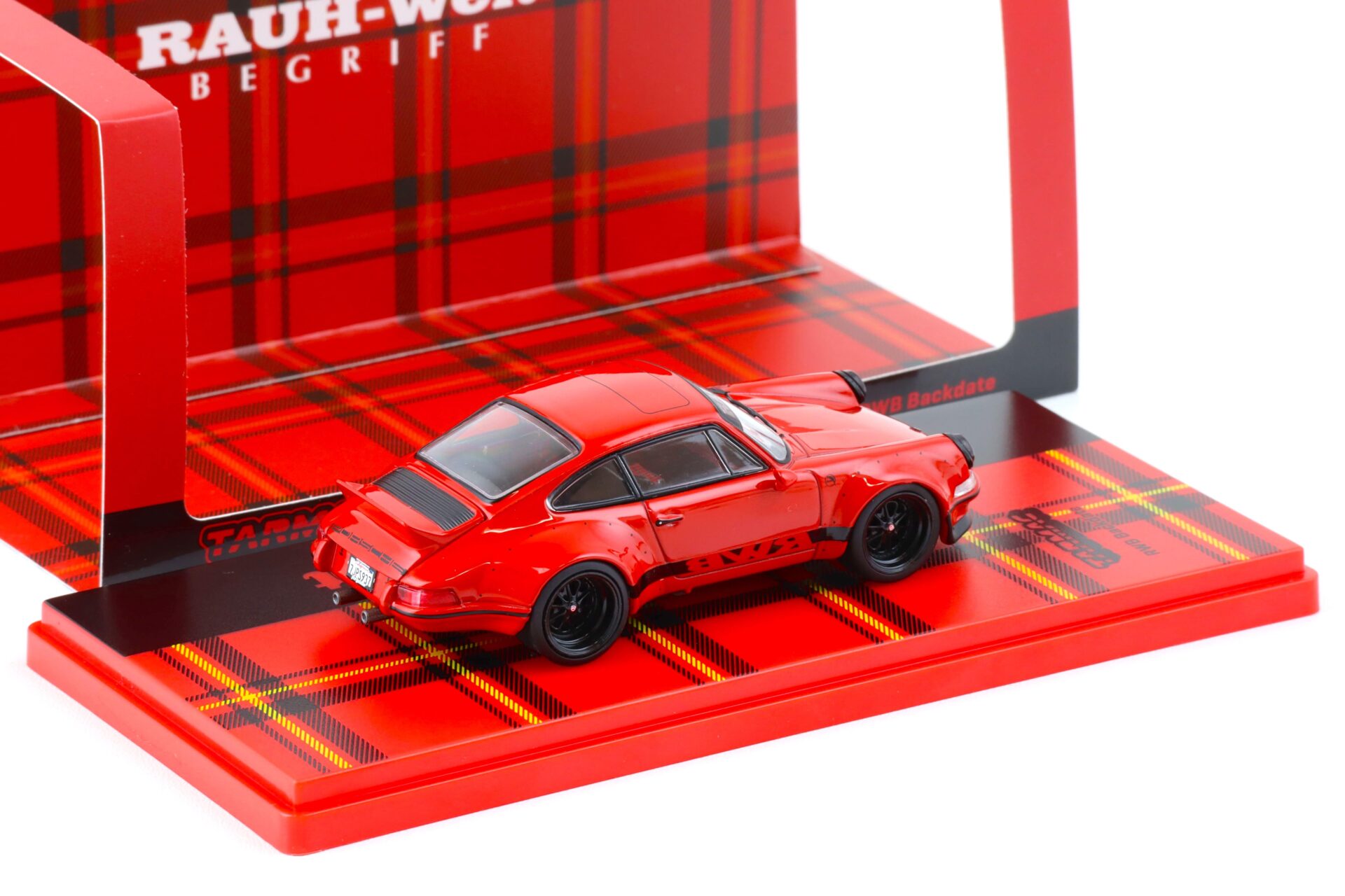1:43 Tarmac Works Porsche 911 RWB Backdate Coupe red/ black
