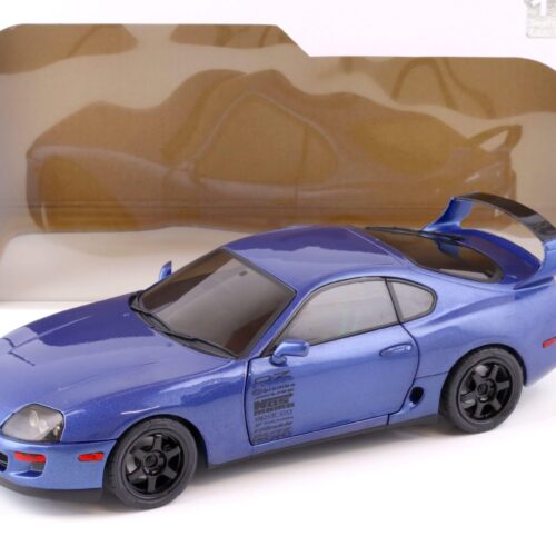 1:18 Solido Toyota Supra MK4 (A80) Coupe Streetfigther 1993 blue metallic