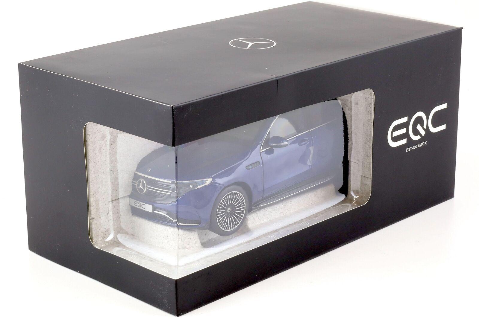 1:18 NZG Mercedes EQC 400 4Matic N293 brilliant blue DEALER VERSION