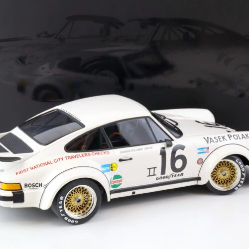 1:12 Minichamps Porsche 934 George Follmer #16 Polak Racing Trans-Am Champion